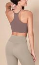 Halter Sports Bra for Women Non Padded Strappy Cropped Tops Workout Yoga Crop