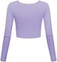 Long Sleeve Crop Tops for Women Workout Basic Clothes for Teen Ladies Fitted Slim Scoop Neck Cute Yoga Shirts